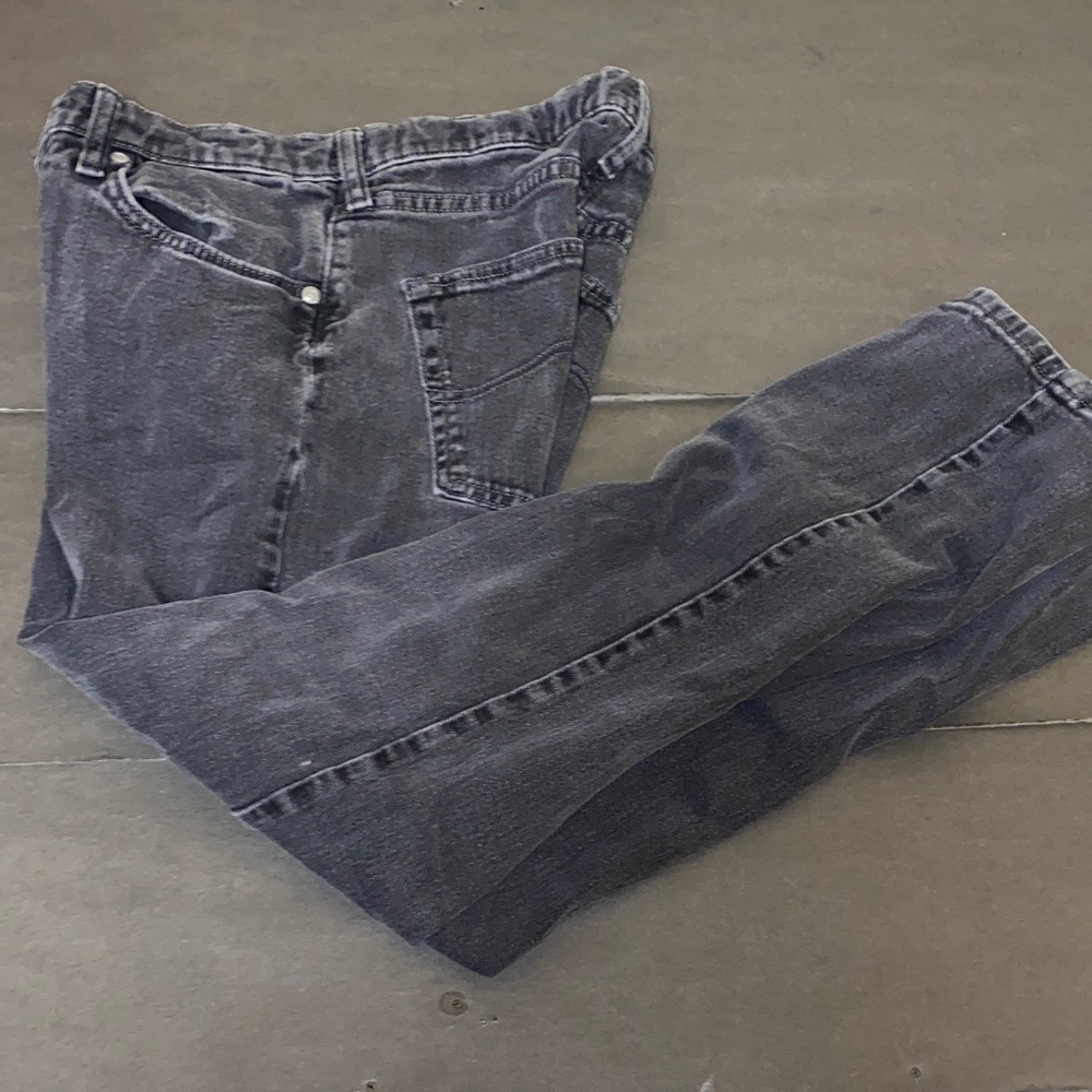 Lee Premium Select Women's Size 16R Straight Leg Jeans - Faded Dark Gray